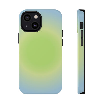 Green & Blue Aura iPhone Case
