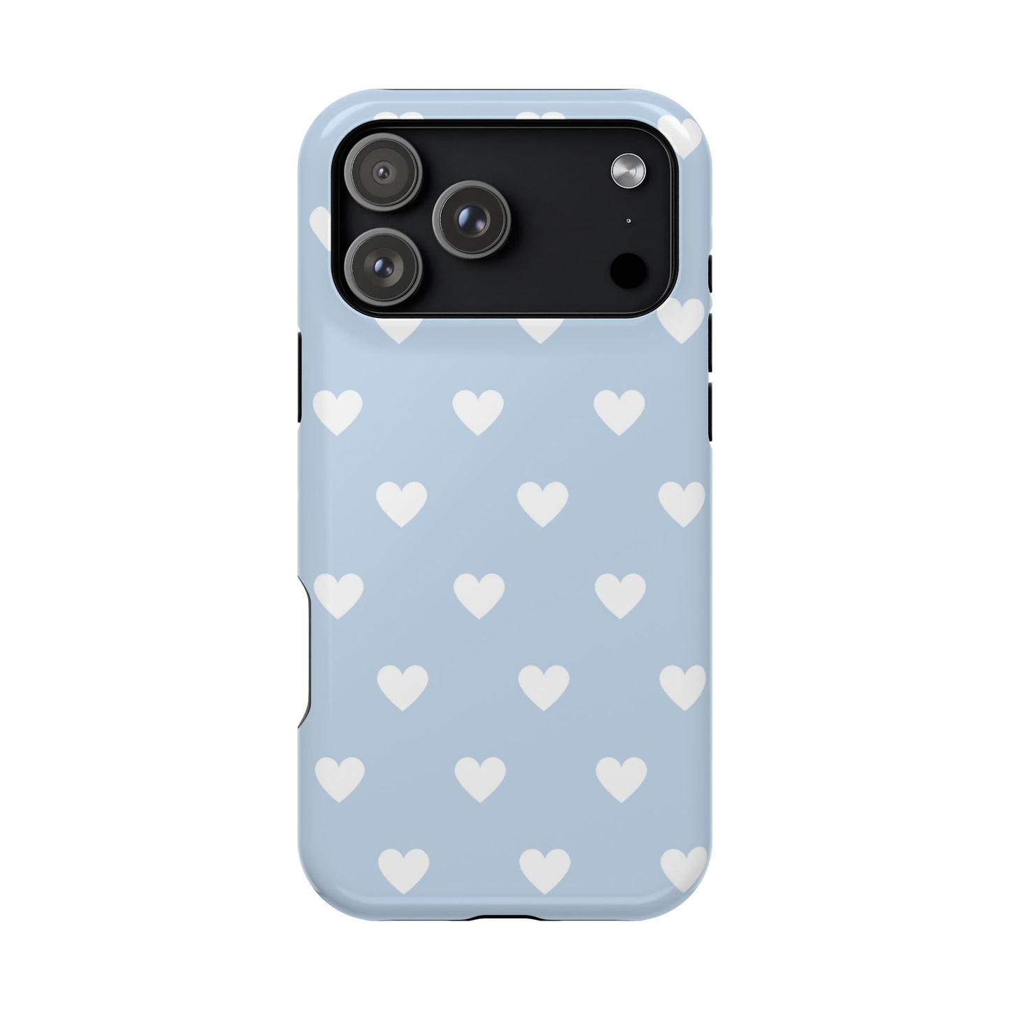 Blue Hearts iPhone Case