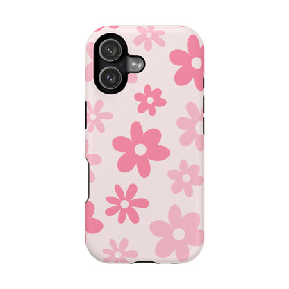 Pink Flower Power iPhone Case