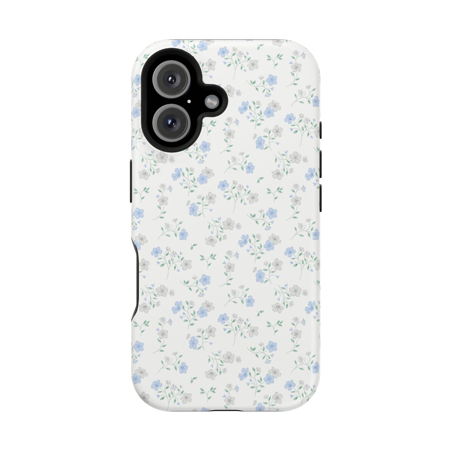 Blue Floral Ditsy iPhone Case