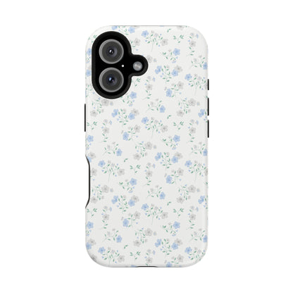 Blue Floral Ditsy iPhone Case