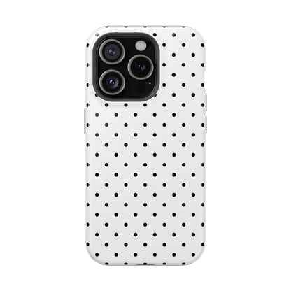 Black Mini Dots iPhone Case