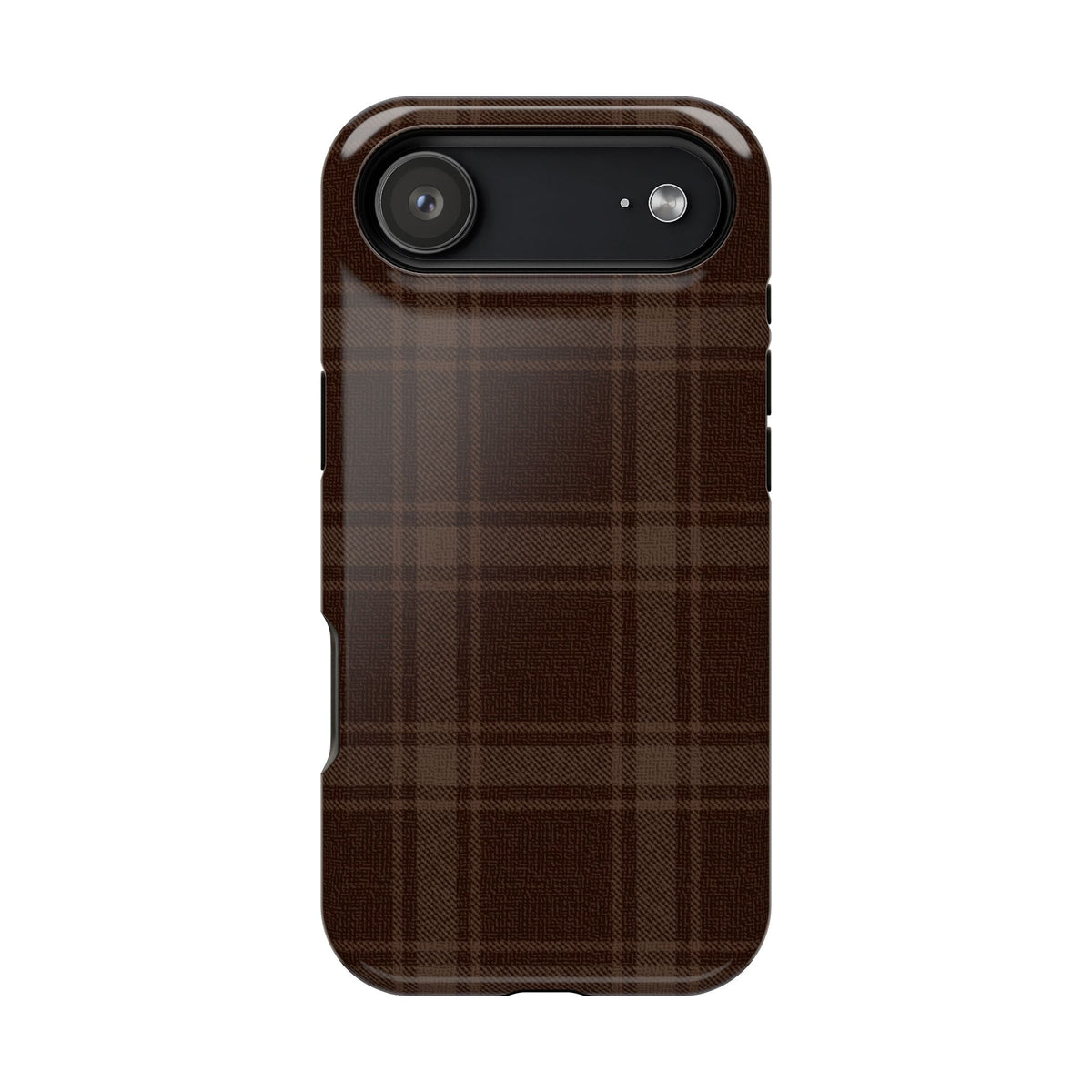 Cocoa Plaid iPhone Case