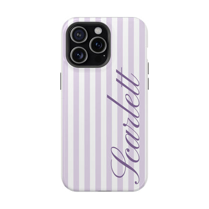 Personalized Lilac Beau iPhone Case