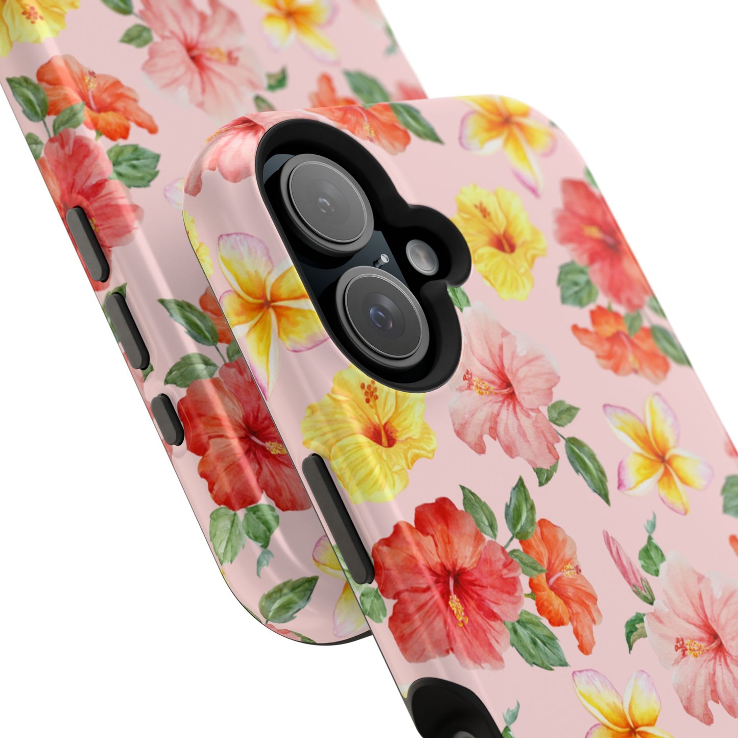 Pink Hibiscus Bloom iPhone Case
