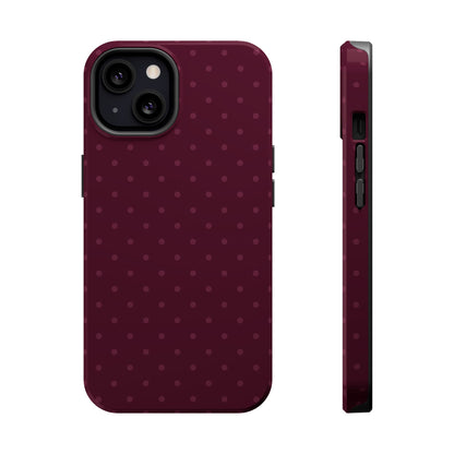 Berry Mini Dots iPhone Case