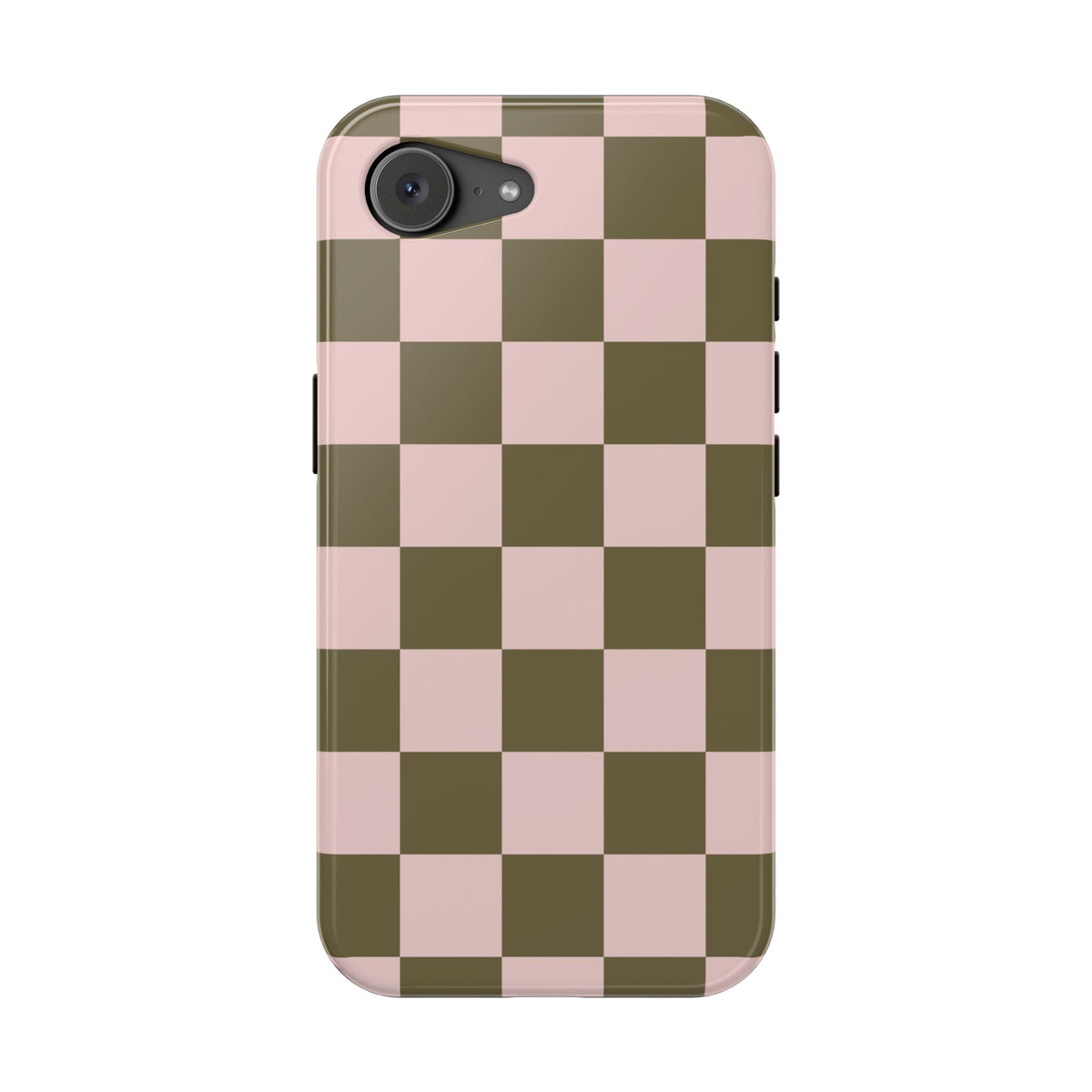 Pink Pistachio Checkered iPhone Case