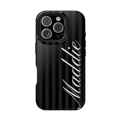Custom Black Stripes iPhone Case