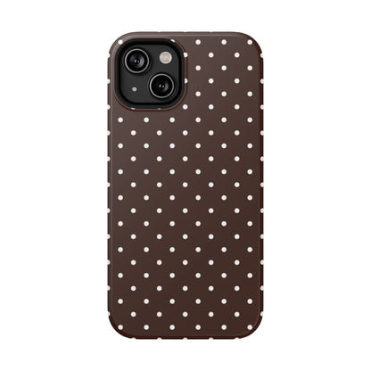 Mocha Mini Dots iPhone Case