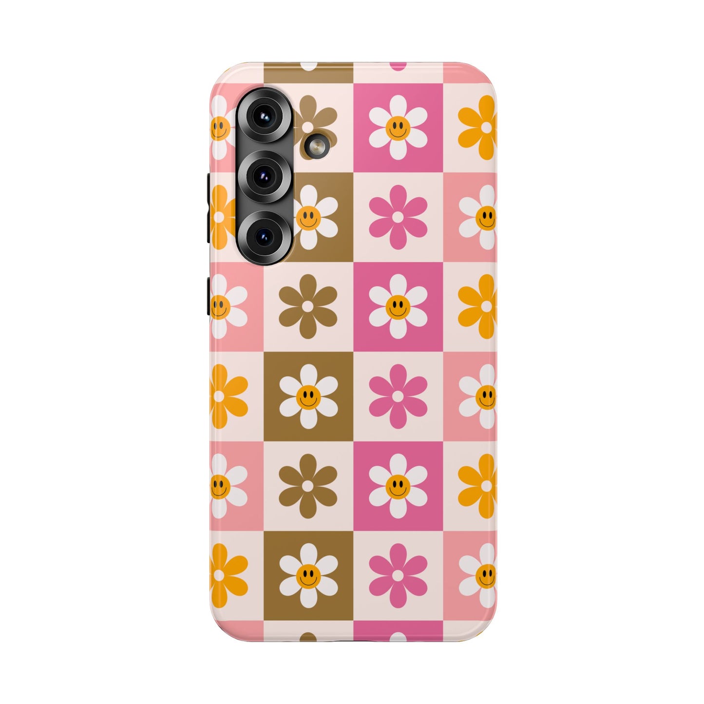Smiley Flowers Samsung Case