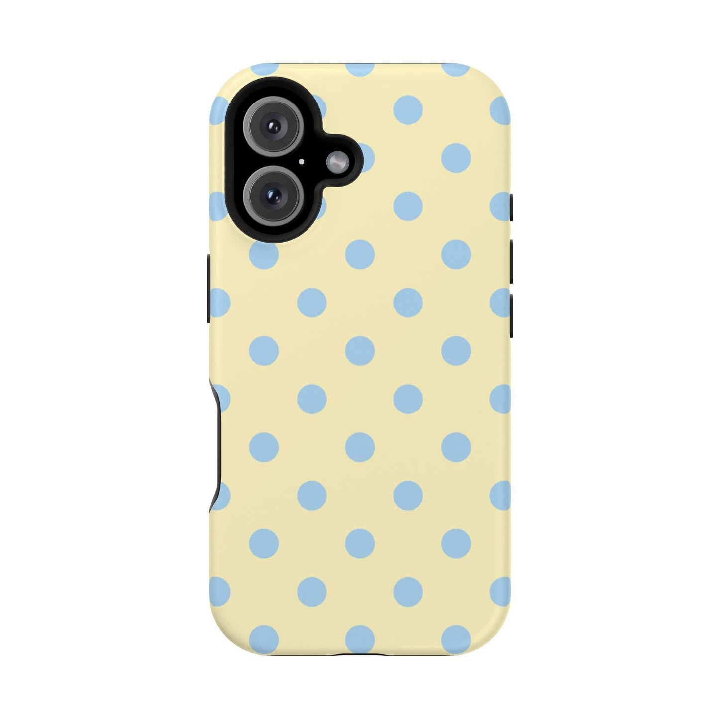 Lemon Sky Polka Dots iPhone Case