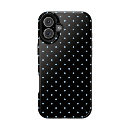 Blue Velvet Mini Dots iPhone Case