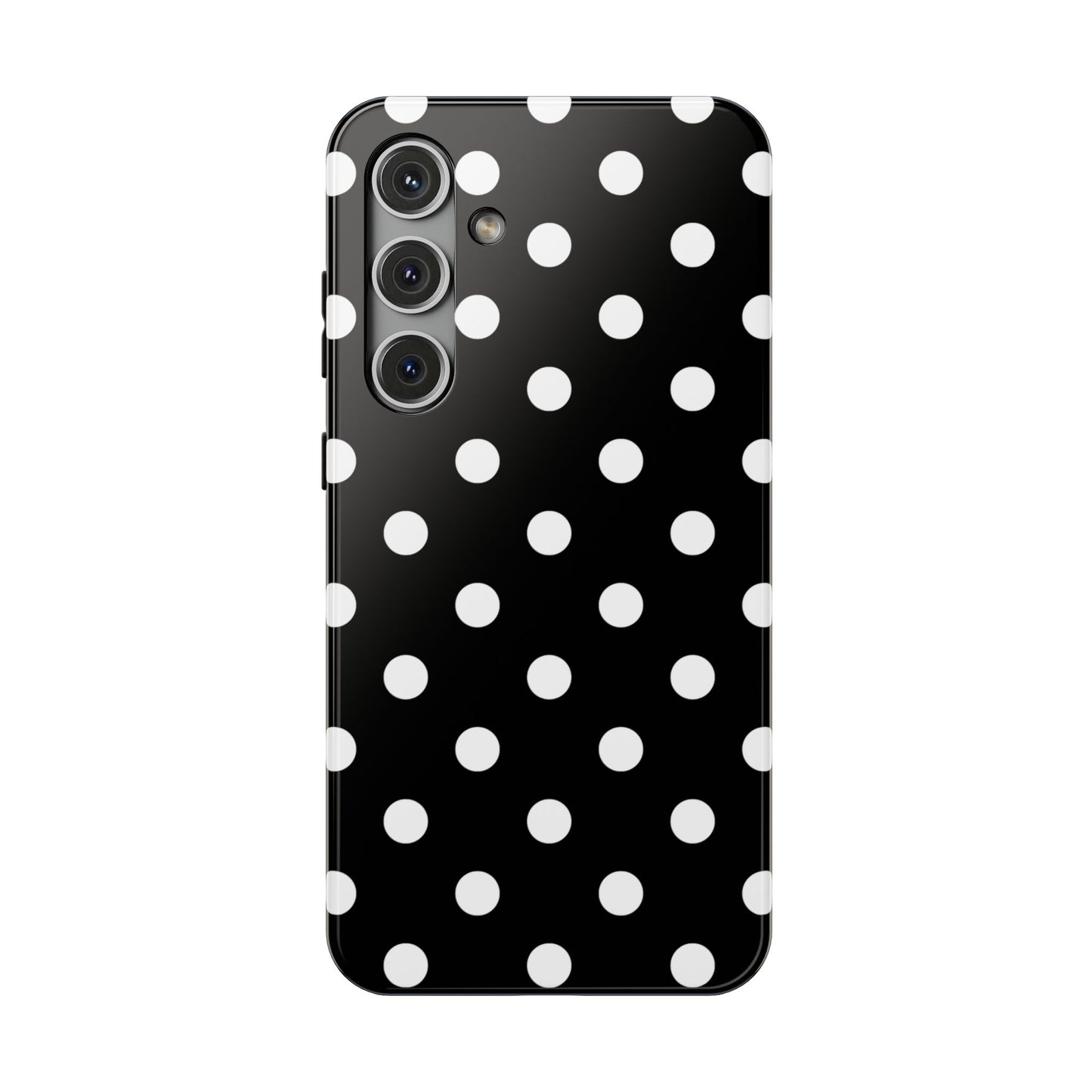 White Polka Dots Samsung Case