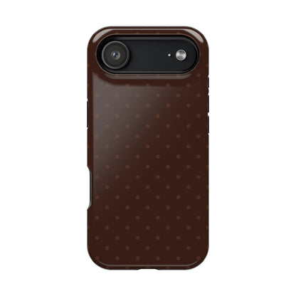 Mocha Mini Dots iPhone Case
