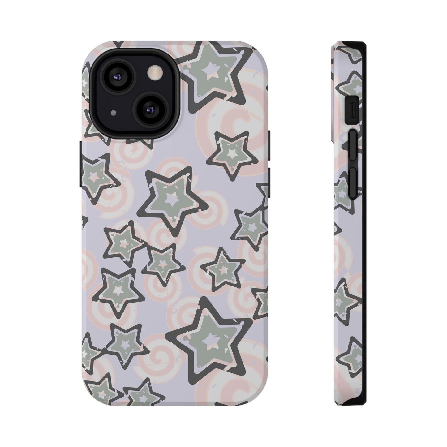 Y2K Gray Star iPhone Case