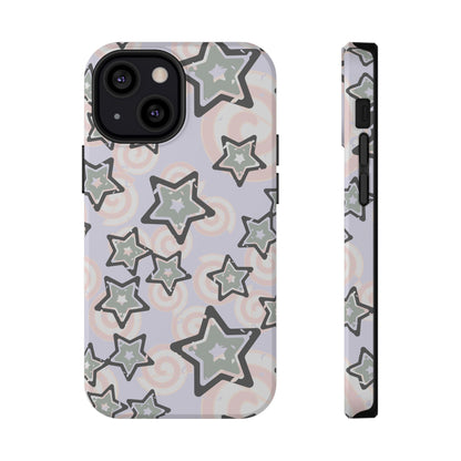 Y2K Gray Star iPhone Case