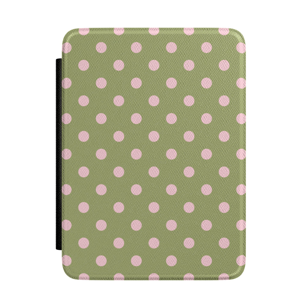 Pink Matcha Polka Dots Kindle Case