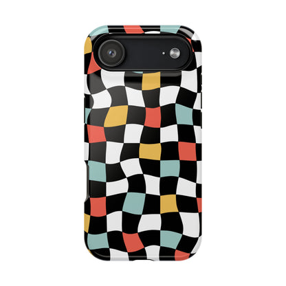 Retro Check iPhone Case