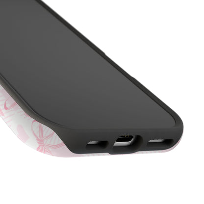 Pink Ribbon Bows iPhone Case