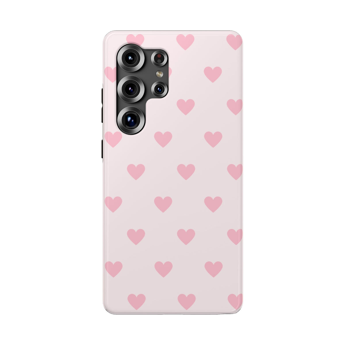 Light Pink Hearts Samsung Case