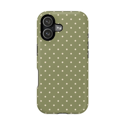 Green Mini Dots iPhone Case