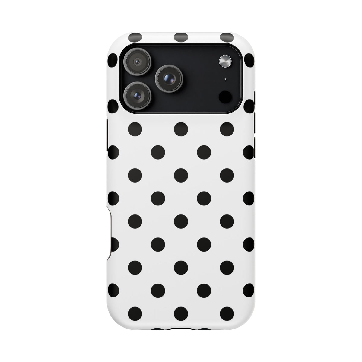 Black Polka Dots iPhone Case