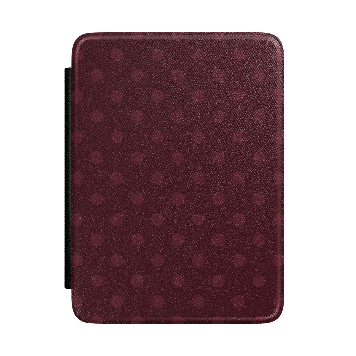 Burgundy Polka Dots Kindle Case