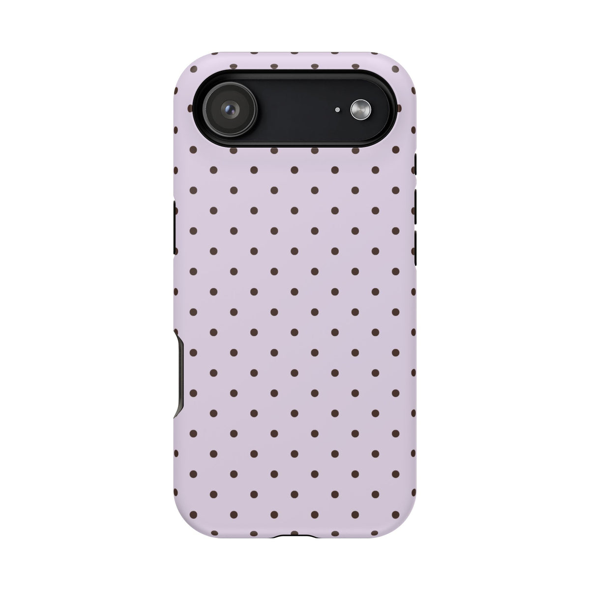 Berry Mocha Mini Dots iPhone Case