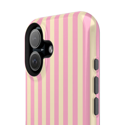 Lemon Sugar Stripes iPhone Case