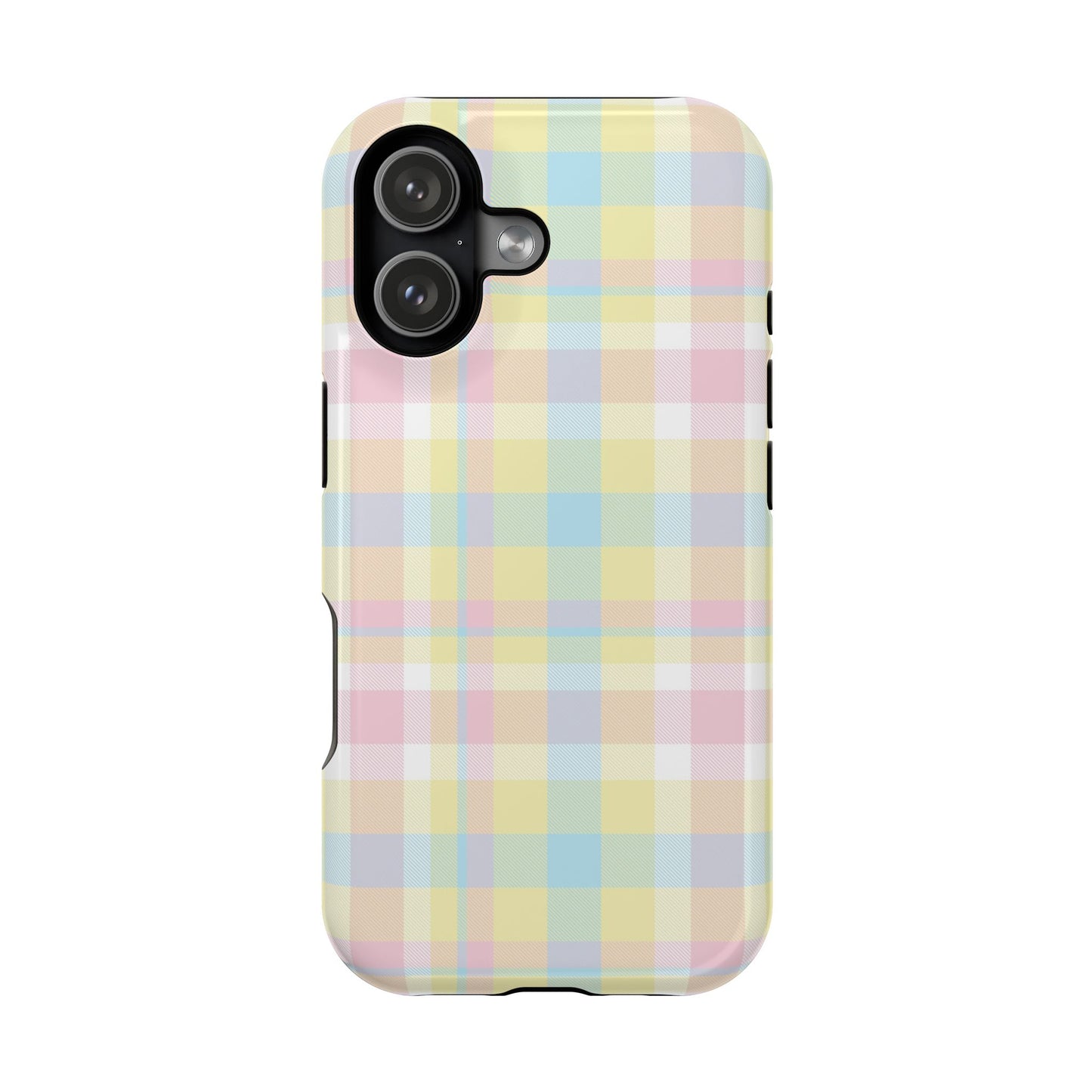 Buttercream Plaid iPhone Case