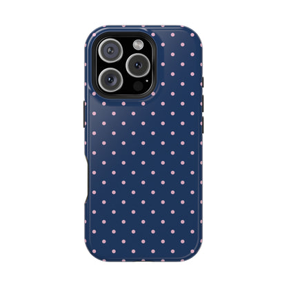 Periwinkle Mini Dots iPhone Case