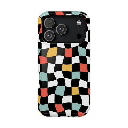 Retro Check iPhone Case