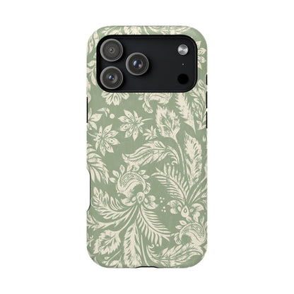 Sage Paisley iPhone Case