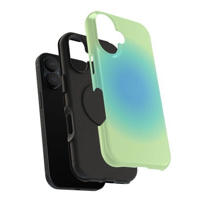 Blue & Green Aura iPhone Case