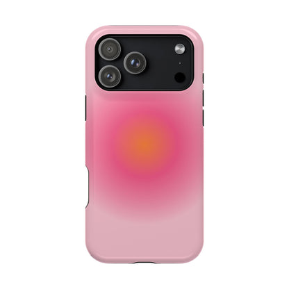 Pink Aura iPhone Case