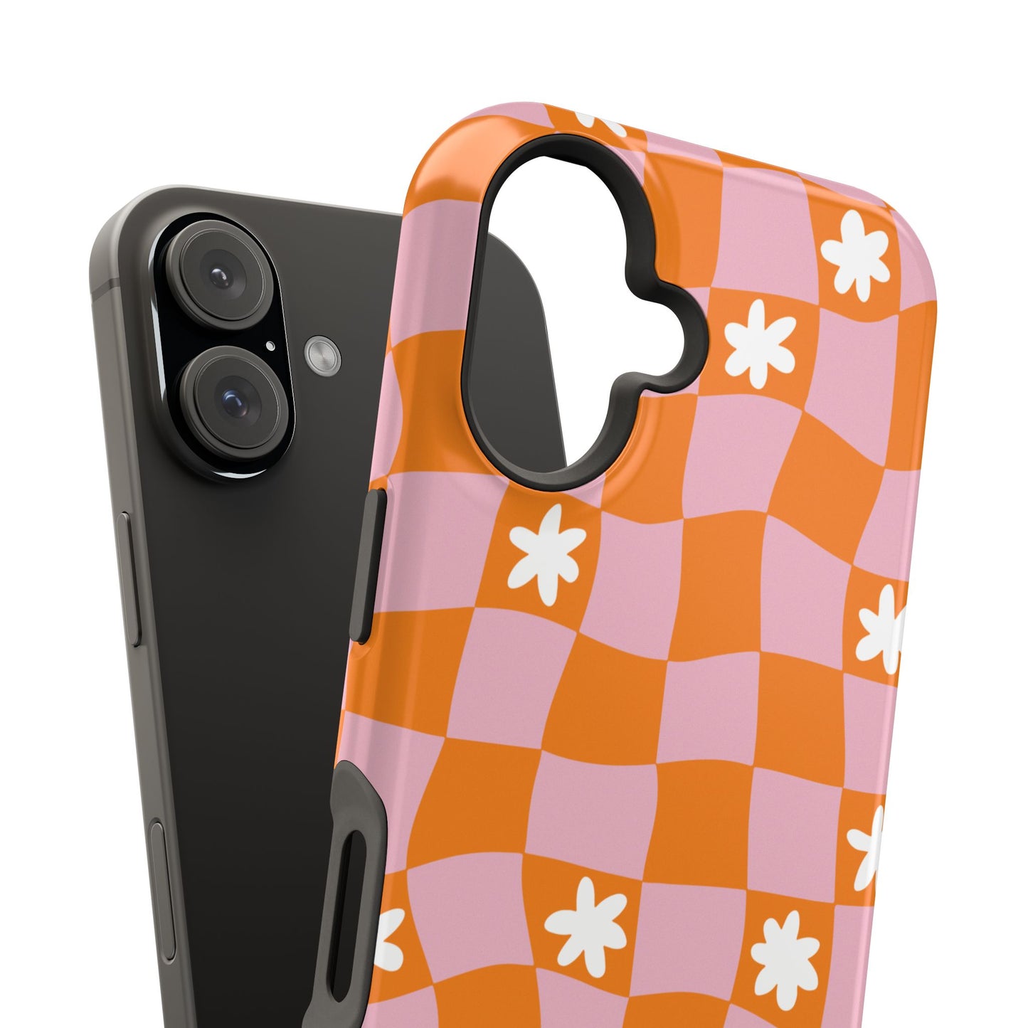 Groovy Check iPhone Case