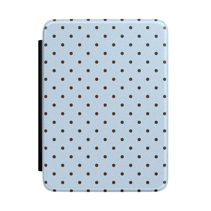Blueberry Mocha Mini Dots Kindle Case