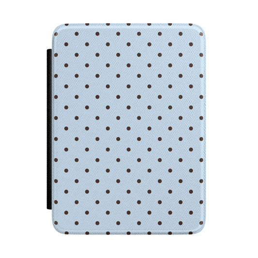 Blueberry Mocha Mini Dots Kindle Case