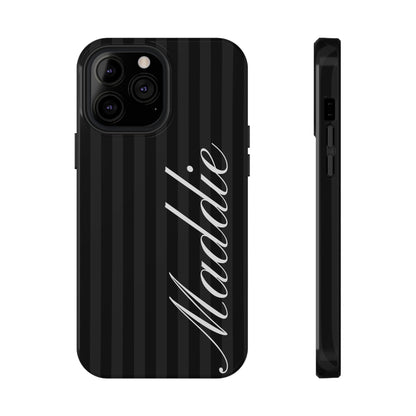 Custom Black Stripes iPhone Case