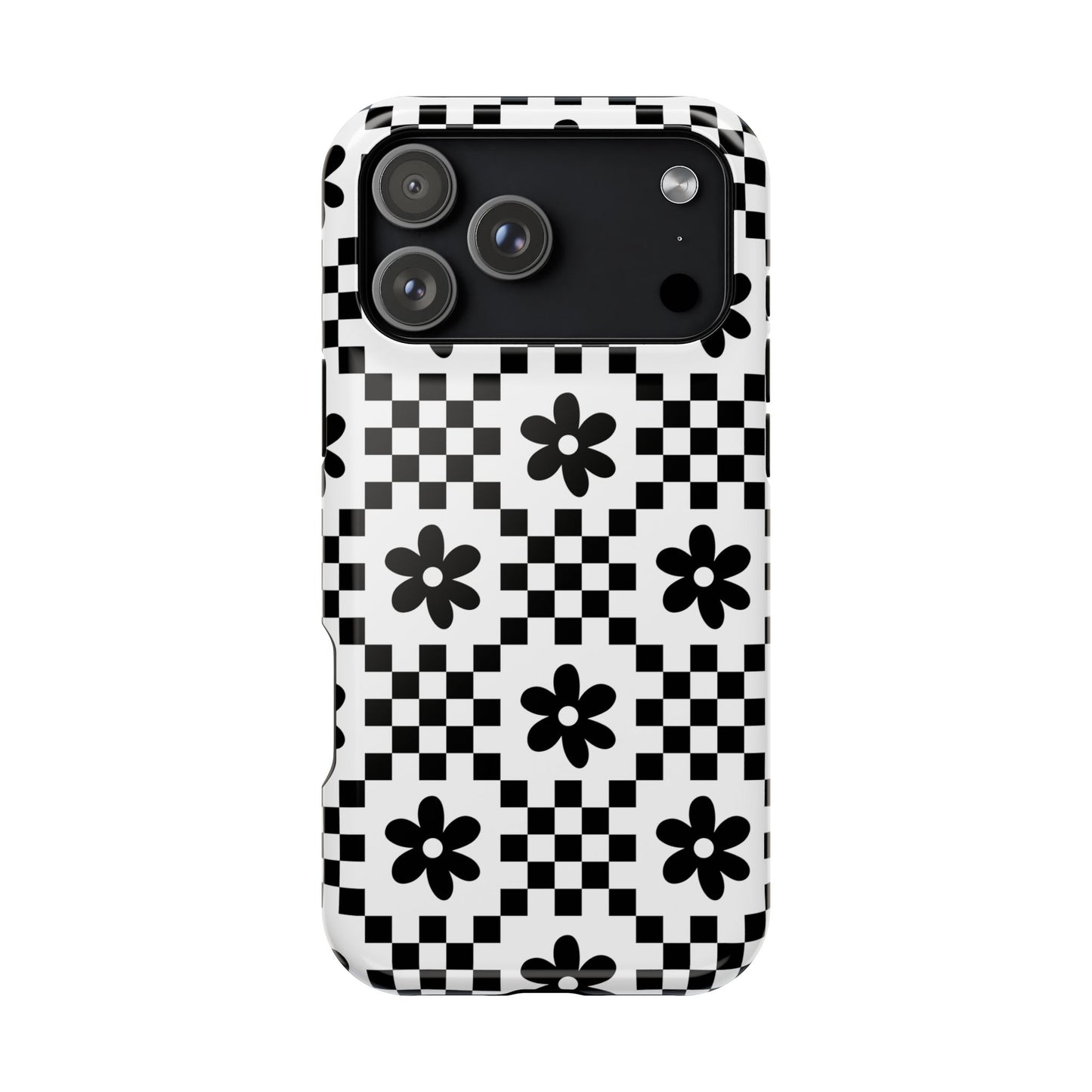 Monochrome Daisy iPhone Case