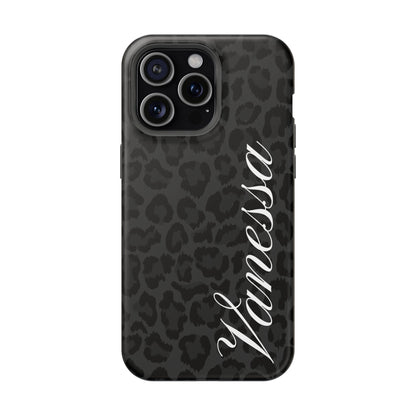 Custom Black Leopard iPhone Case