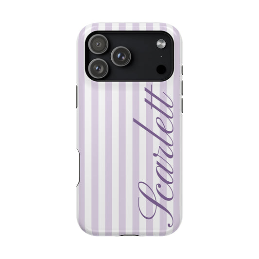 Personalized Lilac Beau iPhone Case