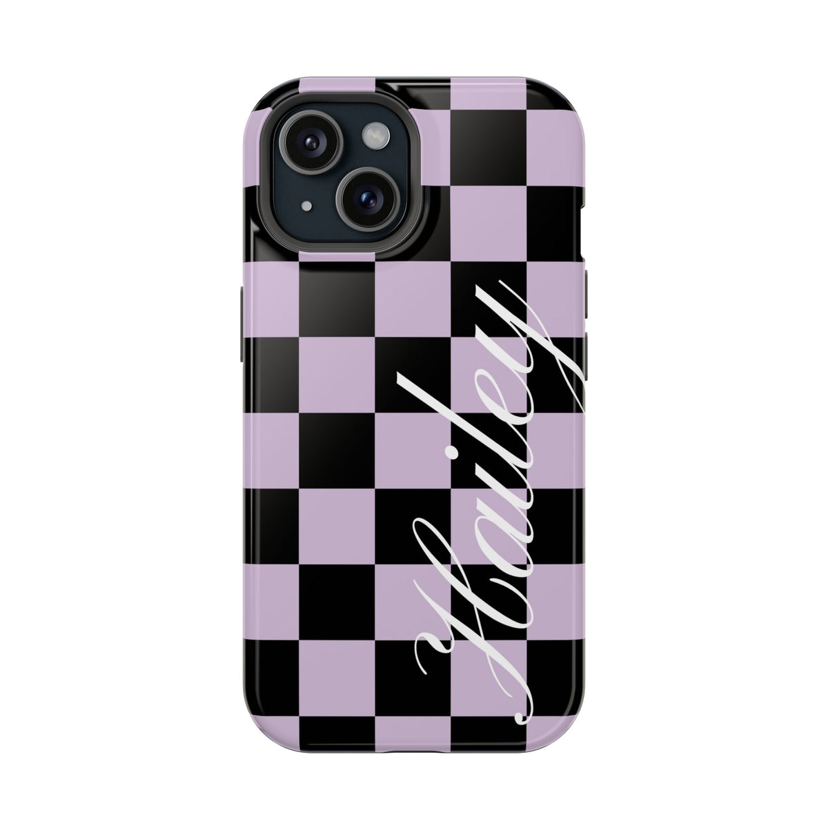 Custom Witchy Checkered iPhone Case