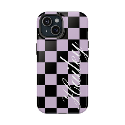 Custom Witchy Checkered iPhone Case
