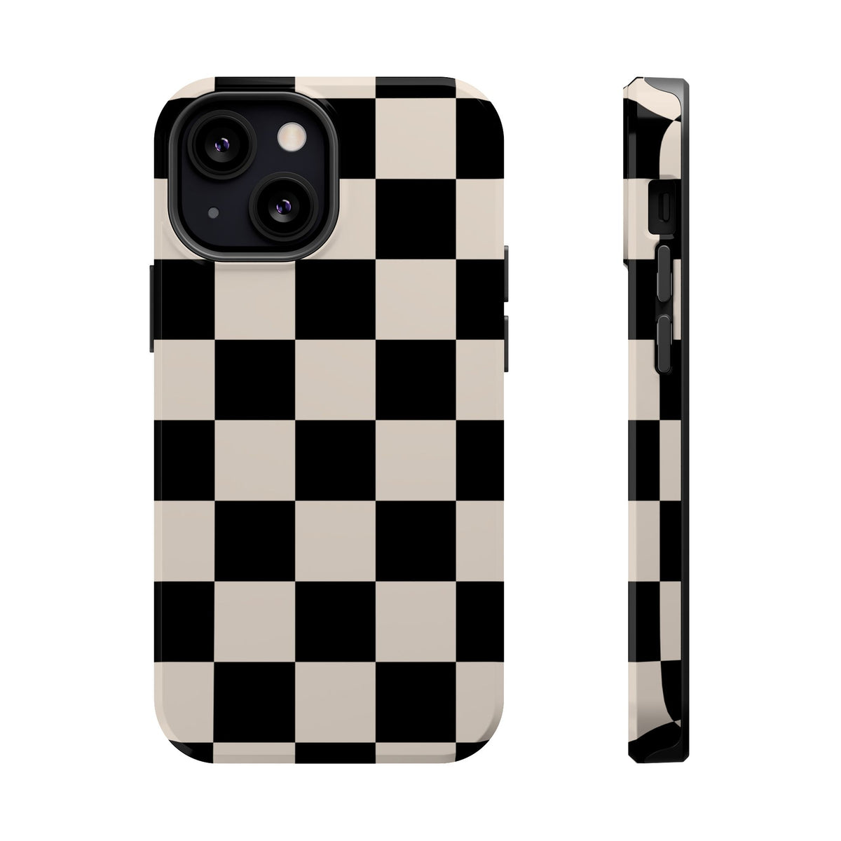 Espresso Checkered iPhone Case