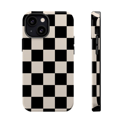Espresso Checkered iPhone Case