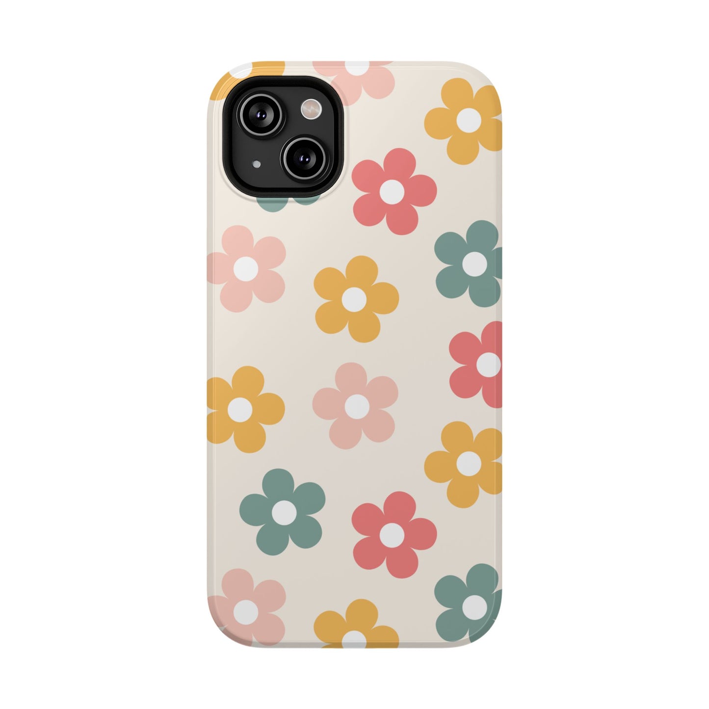 Boho Retro Flowers iPhone Case