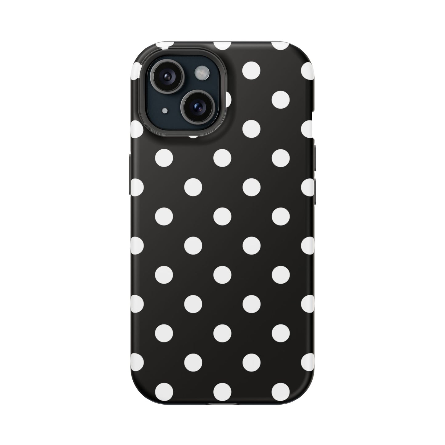 White Polka Dots iPhone Case