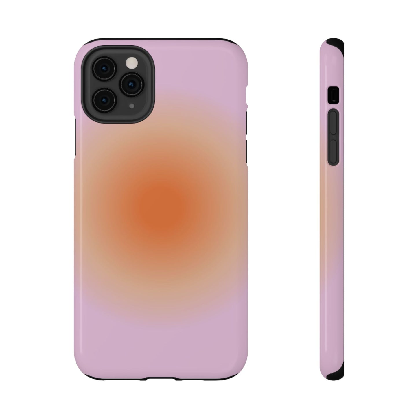 Orange & Purple Aura iPhone Case