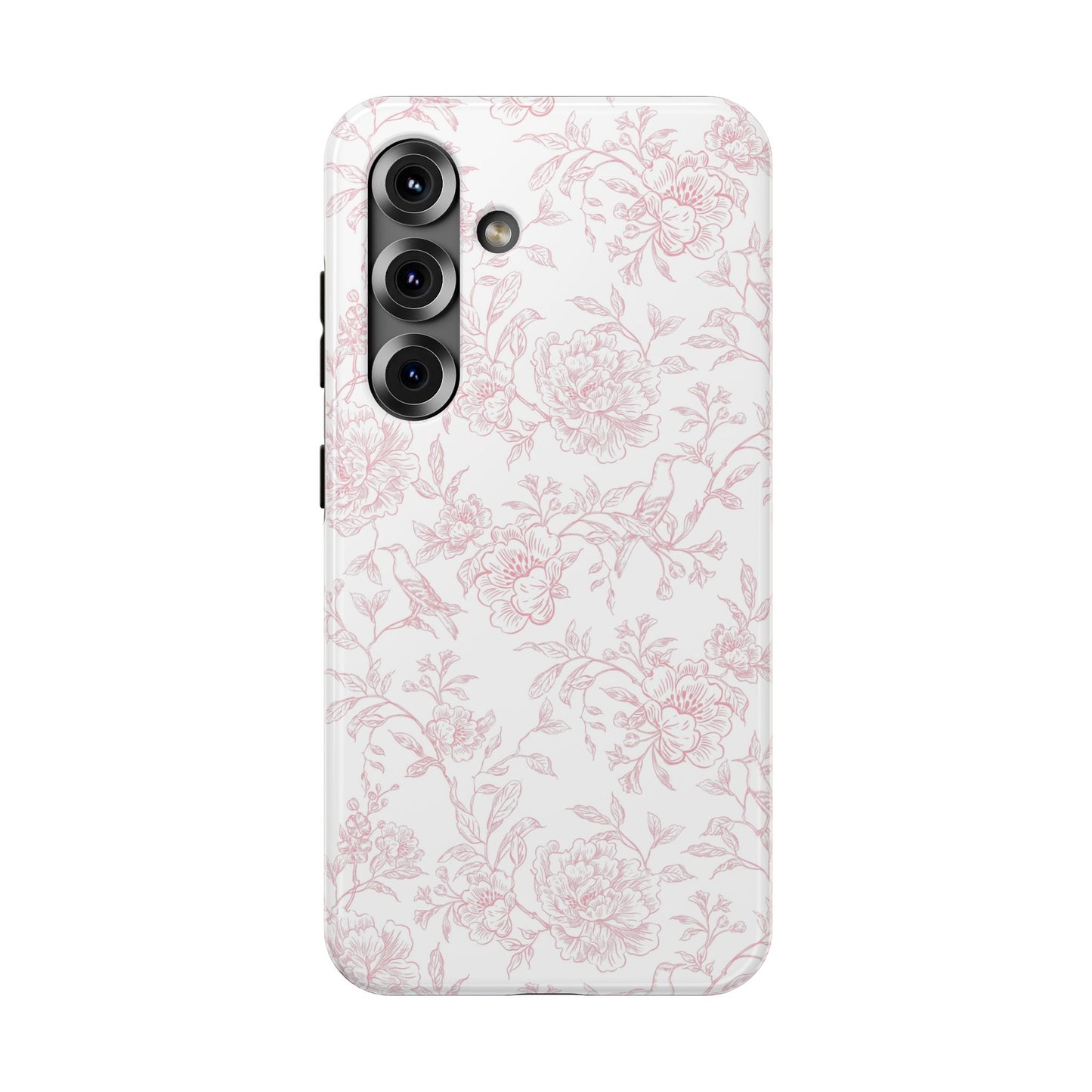 French Rosy Toile Samsung Case